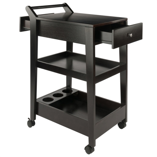 TarruBoutique Jeston Entertainment Cart, Espresso