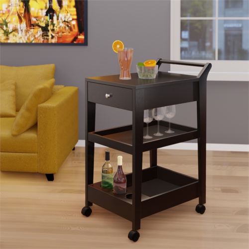 TarruBoutique Jeston Entertainment Cart, Espresso