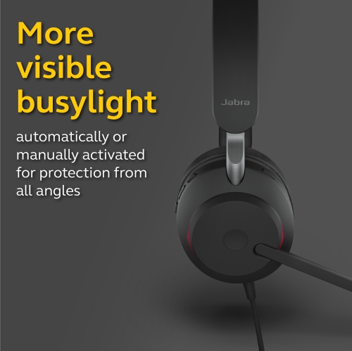 Jabra Evolve2 40 MS Teams Stereo Headset with Enhanced Noise