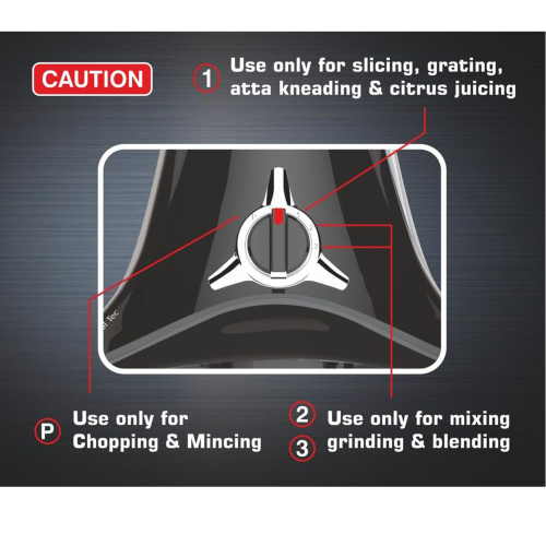 Vidiem ADC Mixer Grinder, Blender, Food Processor- 750W / 5 Jars - Indian Mixer Grinder with Almond Nut Milk Juice Extractor, Spice & Coffee grinder