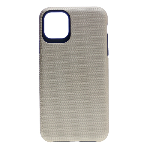 CC  Topsave Triangle Pattern Dual Layer PC+Tpu Rugged Armor Case for Iphone 12/12 Pro In Gold