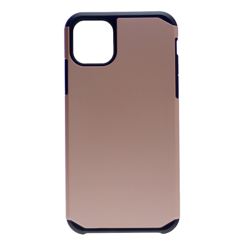 TopSave Matt PC Inner Soft TPU Combine Dual Layer Rugged Armor Case For Iphone 12 Mini, Rose Gold