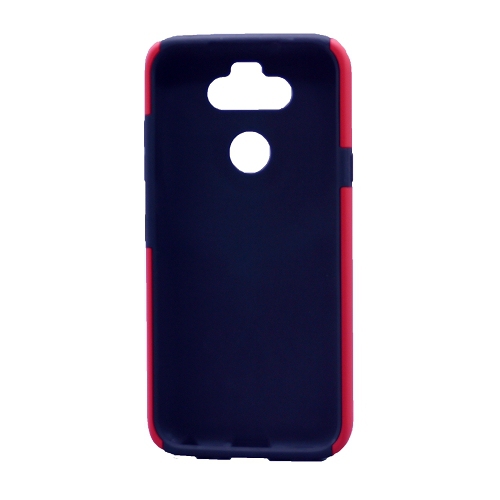 Vente finale! TopSave Coque PC + TPU Rugged Armor de couleur unie pour LG K31 Version US et CAD, rouge