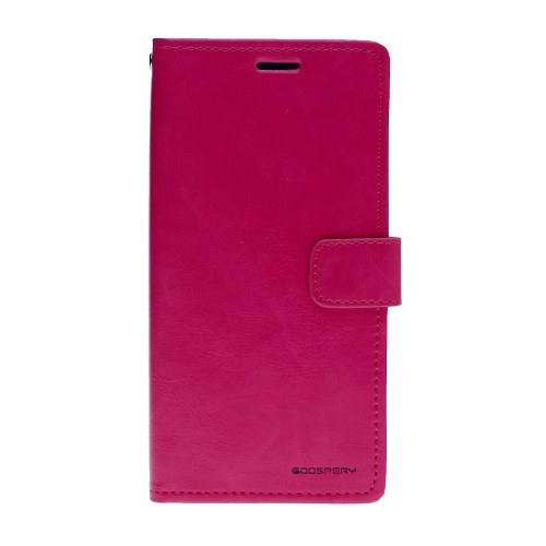 Final Sale! TopSave Goospery BLUEMOON Card Slot w/Magnetic Clip Leather Folio Wallet Flip Case For LG K61, Hot Pink