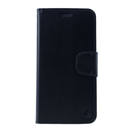CC  Final Sale Topsave Card Slot W/magnetic Clip Leather Folio Wallet Flip Case for Zte Grand X4 In Black