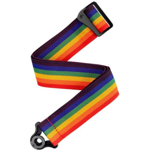 Planet Waves Auto Lock Polypro Guitar Strap - Rainbow