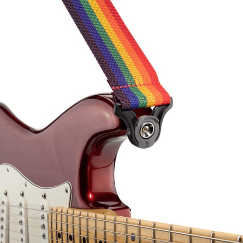 Planet Waves Auto Lock Polypro Guitar Strap - Rainbow