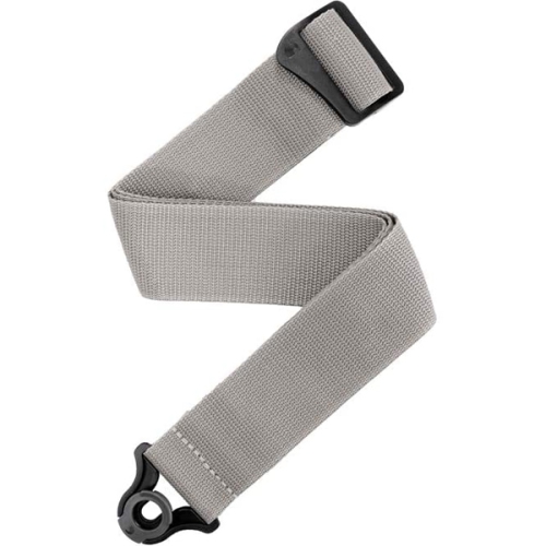 Planet Waves Auto Lock Polypro Guitar Strap - Silver