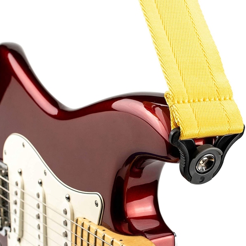 Planet Waves Auto Lock Guitar Strap - Mellow Yellow