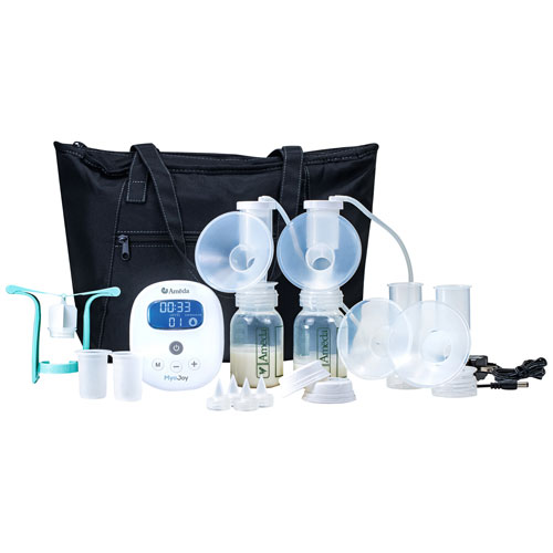 Ameda Mya Joy Deluxe Double Electric Breast Pump with Tote Bag