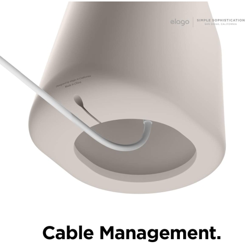 elago MS1 Charging Stand Compatible with Magsafe Charger, iPhone 12 [Black] [Magsafe Not Included]