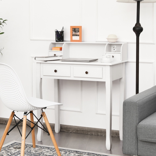 Bureau secrétaire Costway – 4 tiroirs