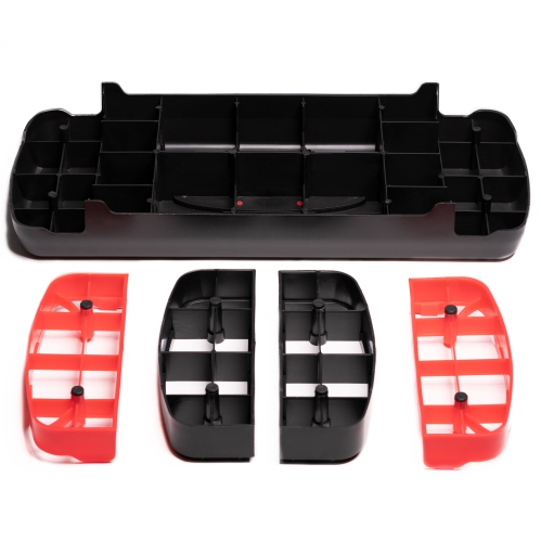 PRISP Adjustable Aerobic Stepper, 2 Height Levels Exercise Step Platform for Home Gym and Fitness Training; 68 x 28cm