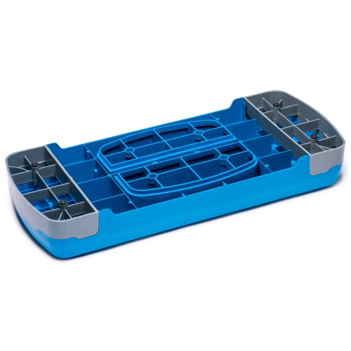 PRISP Adjustable Aerobic Stepper, 2 Height Levels Exercise Step Platform for Home Gym and Fitness Training; 68 x 28cm