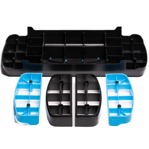 PRISP Adjustable Aerobic Stepper, 2 Height Levels Exercise Step Platform for Home Gym and Fitness Training; 68 x 28cm