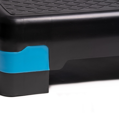 PRISP Adjustable Aerobic Stepper, 2 Height Levels Exercise Step Platform for Home Gym and Fitness Training; 68 x 28cm