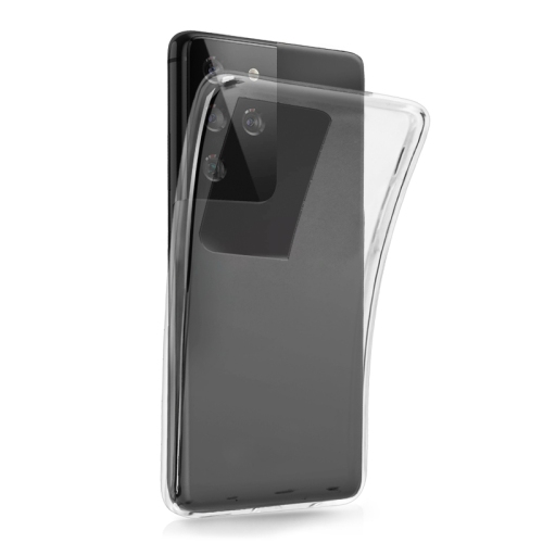 [CSmart] Étui en silicone souple ultra mince pour Galaxy S21 Ultra, 5G, 6.8 po, transparent