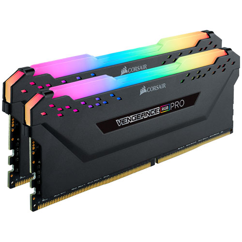 Mémoire DDR4 32 Go 3200 MHz Vengeance RGB Pro de Corsair pour PC (CMW32GX4M2E3200C16)