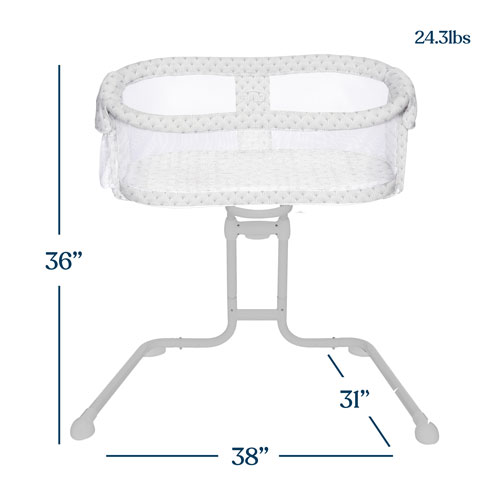 HALO Innovations BassiNest Glide Sleeper Bassinet - Plume