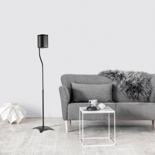 Ensemble de 2 supports de haut-parleurs réglables en hauteur, support de haut-parleur pour supports de plancher pour haut-parleurs satellites