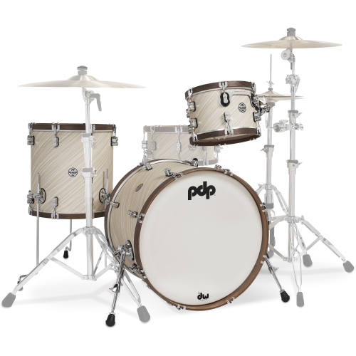PDP  Concept Classic 3-Piece Shell Pack - 22/16Ft/12 Limited Edition Twisted In Ivory