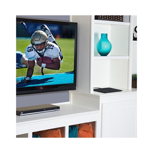 Antenne HDTV intérieure plate multidirectionnelle amplifiée SLIVR XL de RCA