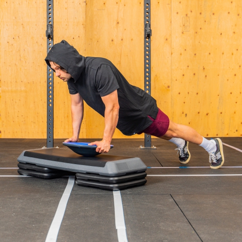 PRISP Wobble Board Balance Trainer - Rigid Dome Platform for Exercise and Fitness