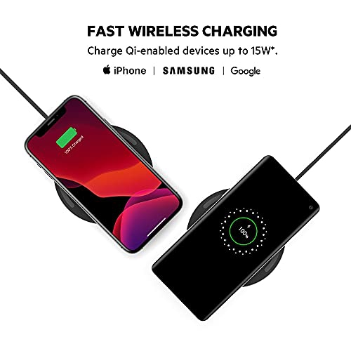 Belkin BOOSTCHARGE Wireless Charging Pad 15W Black - Fast & Safe Charging