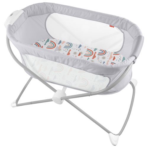 Fisher Price Soothing View Bassinet - Rainbow Showers