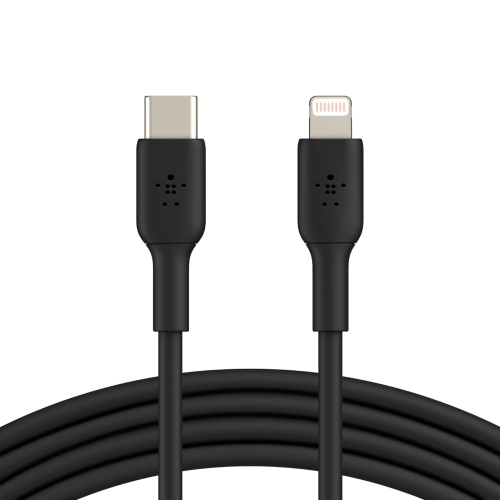 BELKIN  1 M (39.3 In) Boost Charge USB Type-C Male to Lightning Male Cable - (Caa003Bt1Mbk) In Black