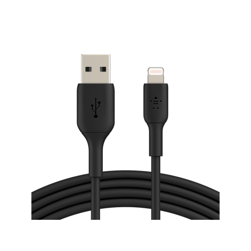 Belkin 2 m (78.7 in) Boost Charge Lightning Male to USB Type-A Male Cable - Black (CAA001bt2MBK)
