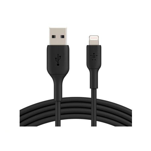 Belkin 1 m (39.3 in) Boost Charge Lightning Male to USB Type-A Male Cable - Black (CAA001bt1MBK)