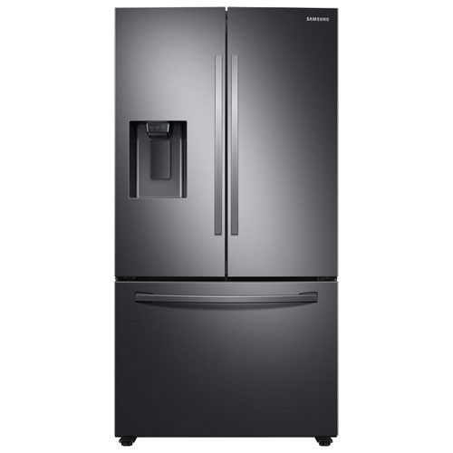 Réfrigérateur à deux portes de 36 po de Samsung - Noir - BO - Parfait état
