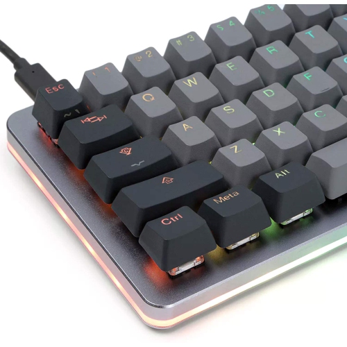 Drop ALT Mechanical Keyboard — 65% Gaming Keyboard, Hot-Swap Switches, Programmable Macros, RGB LED Backlighting, USB-C, Doubleshot PBT, Aluminum