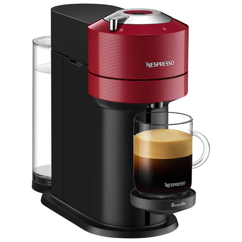 Machine à café/expresso Nespresso Vertuo Next par Breville - Rouge cerise
