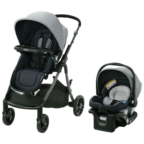 Graco Modes Closer Travel System With, All Black Car Seat And Stroller