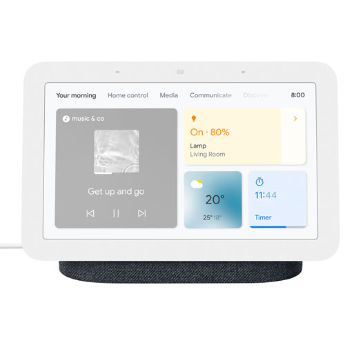 Google Nest Hub Smart Display with Google Assistant - Charcoal