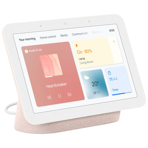 Écran intelligent Nest Hub de Google avec Assistant Google - Sable