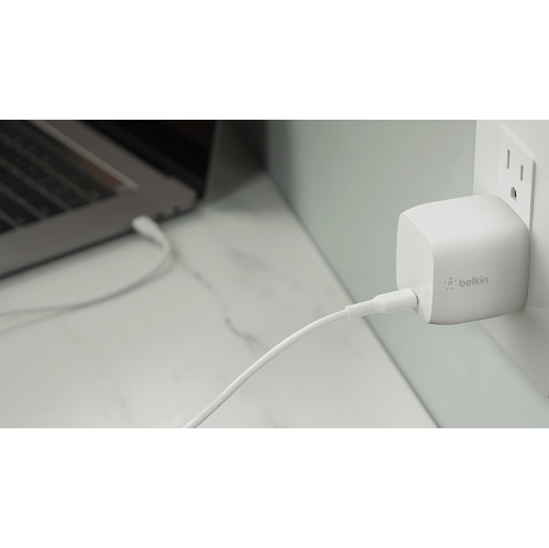 Belkin Boost Charge USB-C GaN Wall Charger - White