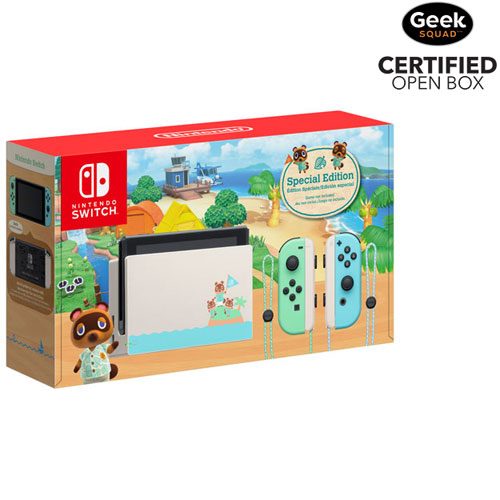 Nintendo Switch : Animal Crossing New Horizons Edition - Boîte ouverte