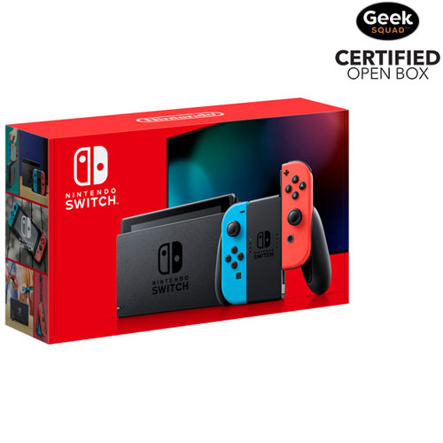 Nintendo Switch Console with Neon Red/Blue Joy-Con - Open Box
