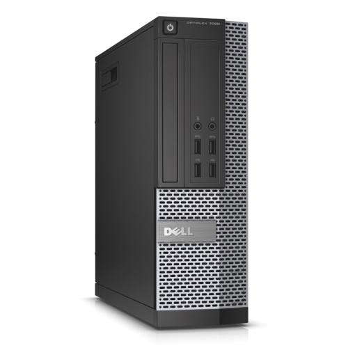 Ordinateur de bureau Dell OptiPlex 7020 SFF avec double nouveau moniteur de vidéoconférence 20&nbsp;» Intel Core i7-4770 Processeur 3,40 GHz 32 Go de