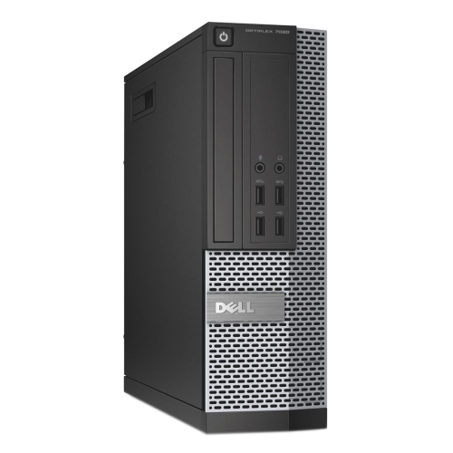 Ordinateur de bureau Dell OptiPlex 7020 SFF avec deux écrans de 24 po - Processeur Intel Core i5-4570 3,20 GHz 32 Go de RAM SSD 1 To Windows 10 Pro