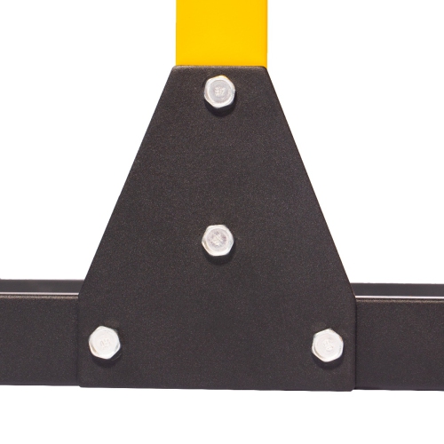 PRISP Multifunction Adjustable Squat Stand - Barbell Weight Rack with Pull-Up Bar for Home Gym