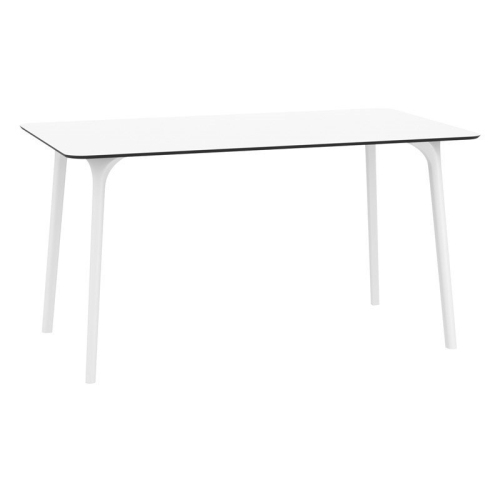 COMPAMIA  Maya 55" Patio Dining Table In In White