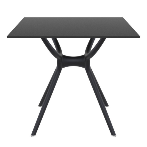 Compamia Siesta Air 31" Square Dining Table in Black
