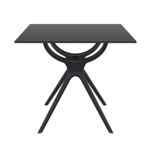 Compamia Siesta Air 31" Square Dining Table in Black