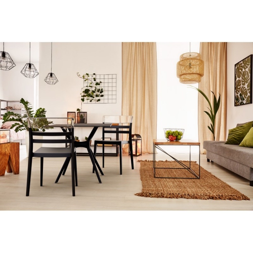 Compamia Siesta Air 31" Square Dining Table in Black