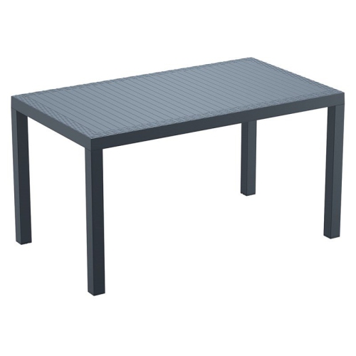COMPAMIA  Orlando 55" Patio Dining Table In Dark In Gray