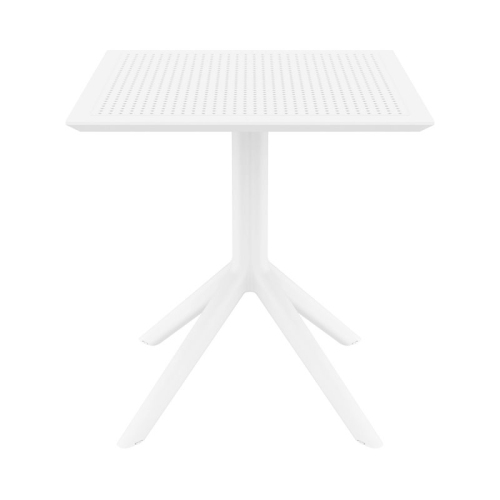 Sky Square Table 27 inch White